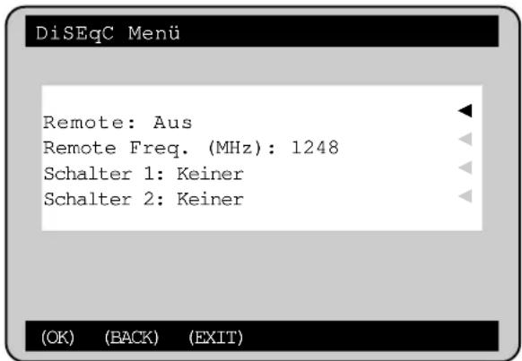KATHREIN UFD 500 - Einstellungen im DiSEqC Menü - 1