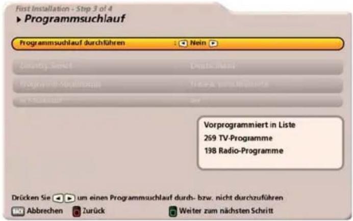 KATHREIN UFC 960 - Country Select (Länderauswahl) - 1