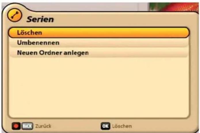 KATHREIN UFC 960 - Ordner bearbeiten (löschen/umbenennen) - 1