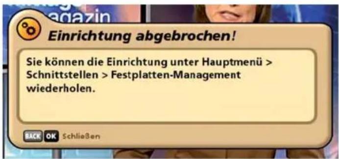 KATHREIN UFC 960 - Archiv-Festplatte einrichten - 4