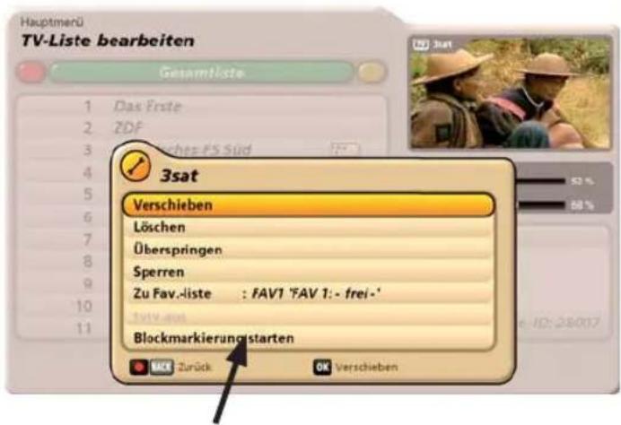KATHREIN UFC 960 - Programme bearbeiten (Programmlisten) - 1
