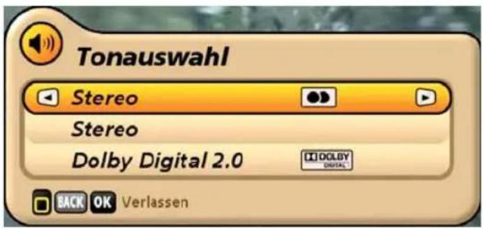 KATHREIN UFC 960 - Ton-Auswahl - 1
