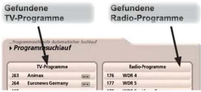 KATHREIN UFC 960 - Hauptmenü - Programmsuchlauf - 1