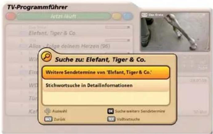 KATHREIN UFC 960 - Suchfunktion - 1