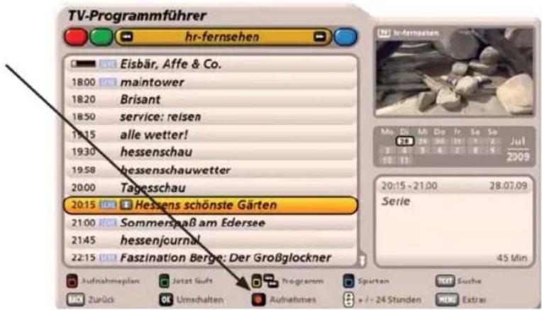 KATHREIN UFC 960 - Sendung im EPG vorhanden: - 1