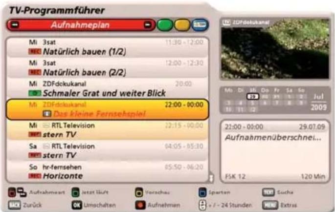 KATHREIN UFC 960 - Überschneidungen von Aufnahmen - 1