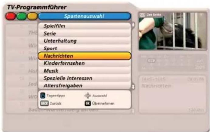 KATHREIN UFC 960 - Sparten-Ansicht - 2