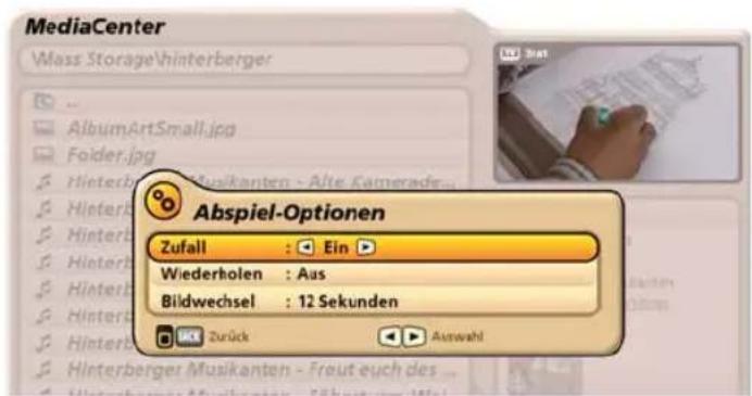 KATHREIN UFC 960 - Einstellungen MP3-Player - 1