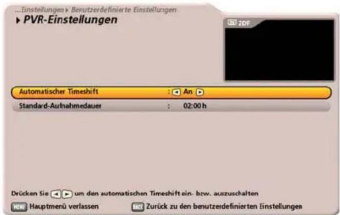 KATHREIN UFC 960 - Automatisches Timeshift - 1