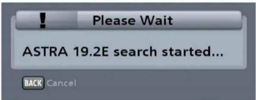 Please Wait ASTRA 19.2E search started... BACK Cancel