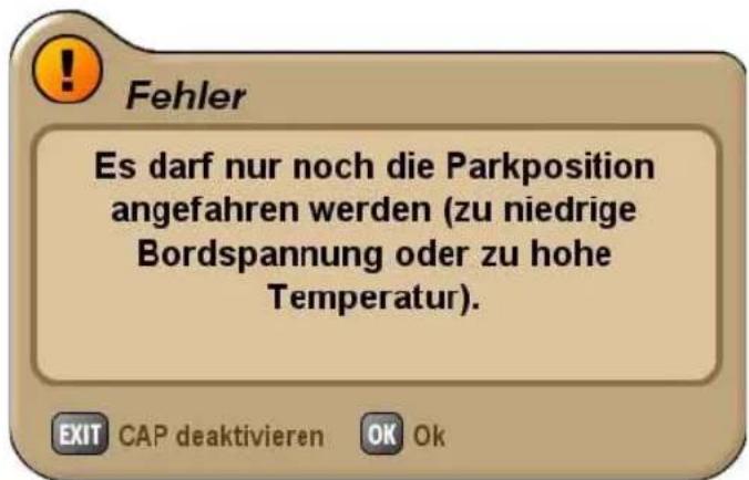 KATHREIN MobiSet 3 digital CAP 700 - MELDUNGEN ZUM SCHUTZ DES SYSTEMS - 2
