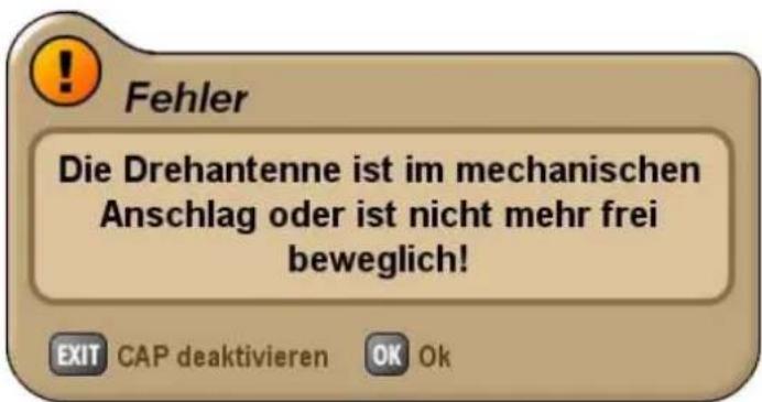 KATHREIN MobiSet 3 digital CAP 700 - BESONDERE MELDUNGEN DER DREHEINHEIT - 2
