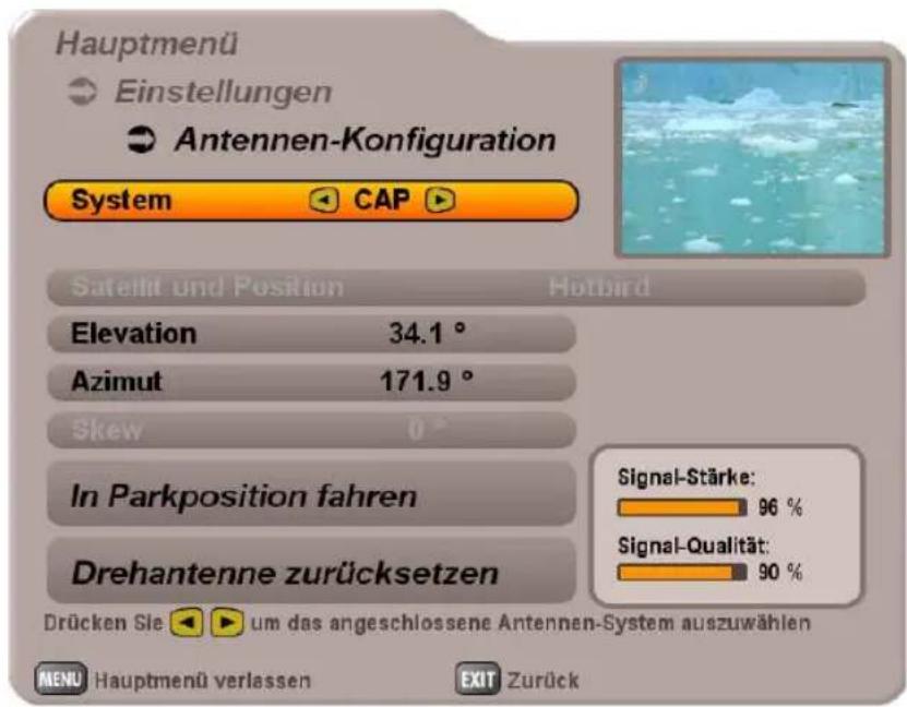 KATHREIN MobiSet 3 digital CAP 700 - MANUELLES BEWEGEN DER ANTENNE - 1