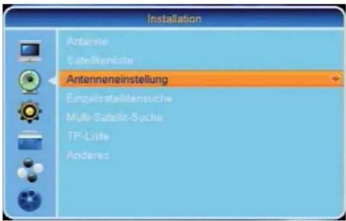 ZEHNDER ZX 2750 HUe - Antenneneinstellung – für Mehrsatellitenempfang - 2