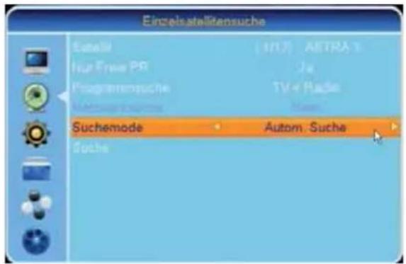 ZEHNDER ZX 2750 HUe - Programmsuche mit Drehantennen und DiSEqC 1.2 - 1