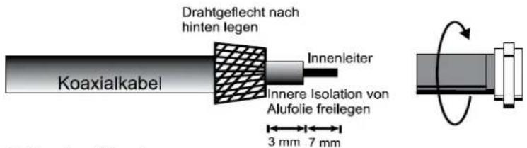ZEHNDER DX 2850 HUe - Satellitensignal-Anschluß "LNB IN" - 1
