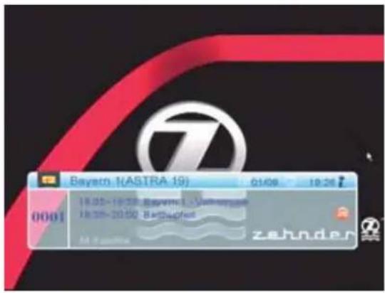 ZEHNDER DX 2850 HUe - Umschalten zwischen TV- und Radiobetrieb - 1