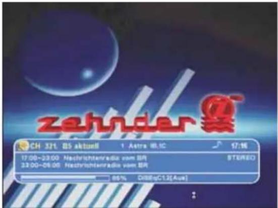 zehnder CH 321. BS aktuell 1 Astra IR.1C 17:16 17:00-23:00 Nachrichtenradio vom BR STEREO 23:00-06:00 Nachrichtenradio vom BR 85% DISB@C1.3(Aus)