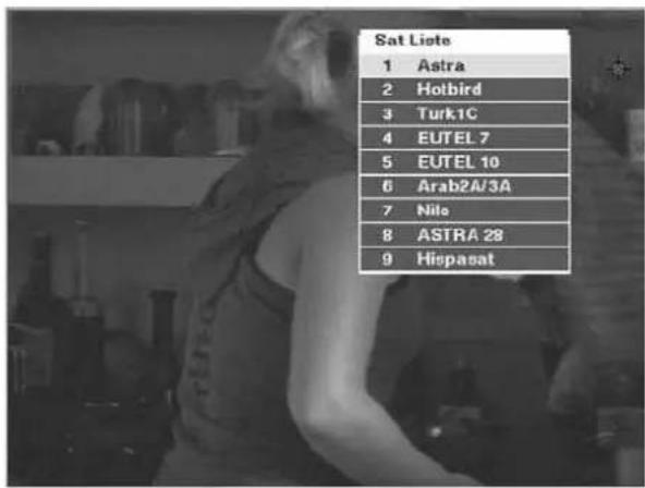 Sat Liste 1 Astra 2 Hotbird 3 Turk1C 4 EUTEL 7 5 EUTEL 10 6 Arab2A/3A 7 Nile 8 ASTRA 28 9 Hispasat
