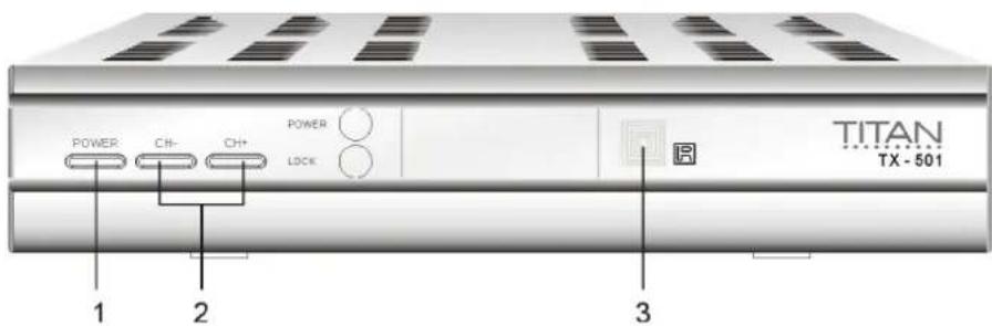 TITAN TX501 - Die Receiver Vorderseite - 1
