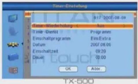 TITAN TX500 - Timer: - 1