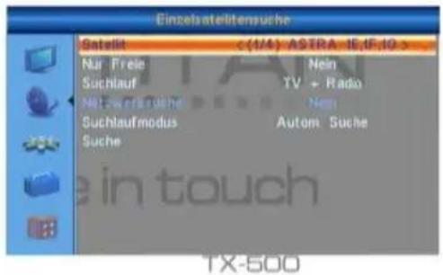 TITAN TX500 - Einzelsatellitensuche - 1