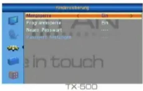 TITAN TX500 - Kindersicherung - 1