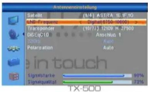 TITAN TX500 - Antenneneinstellung - 1