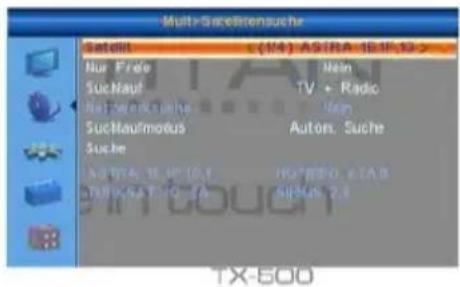 TITAN TX500 - Multisatellitensuche - 1