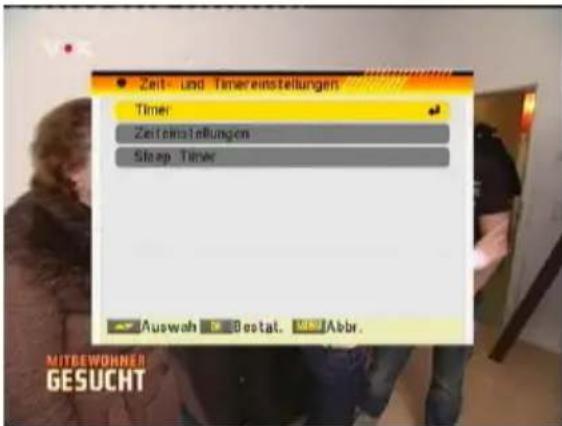 TITAN TX-8200P VR - Zeit- und Timereinstellungen - 1