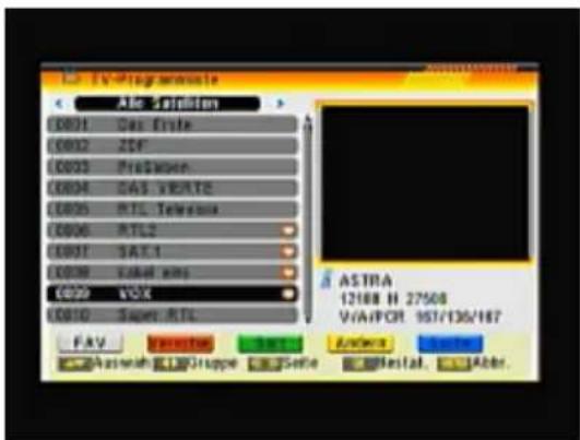 TITAN TX-8200P VR - TV-Programmliste - 1