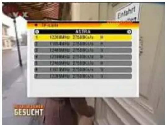 TITAN TX-8200P VR - TP-Liste (Transponder) - 1