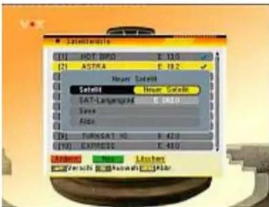 TITAN TX-8200P VR - Satellitenliste - 3