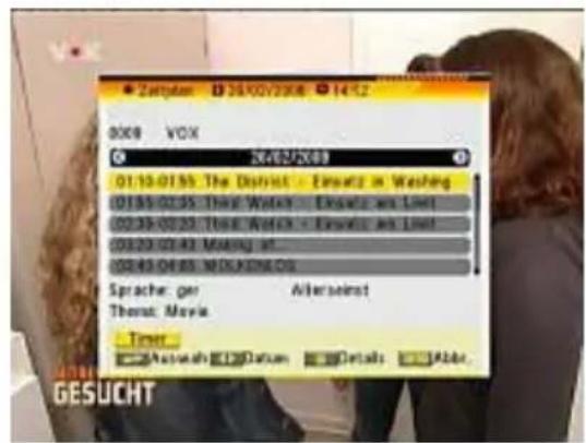 TITAN TX-8200P VR - Taste EPG - 2