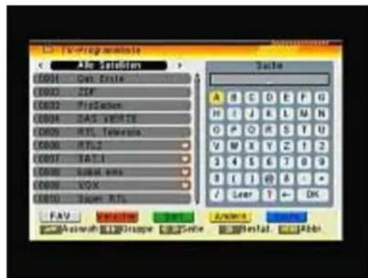 TITAN TX-8200P VR - Kanäle finden - 1