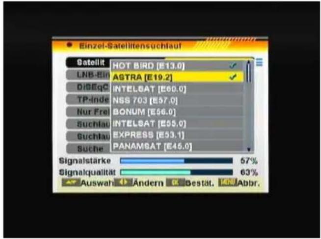 TITAN TX-1100 S - Einzel-Satellitensuchlauf - 1