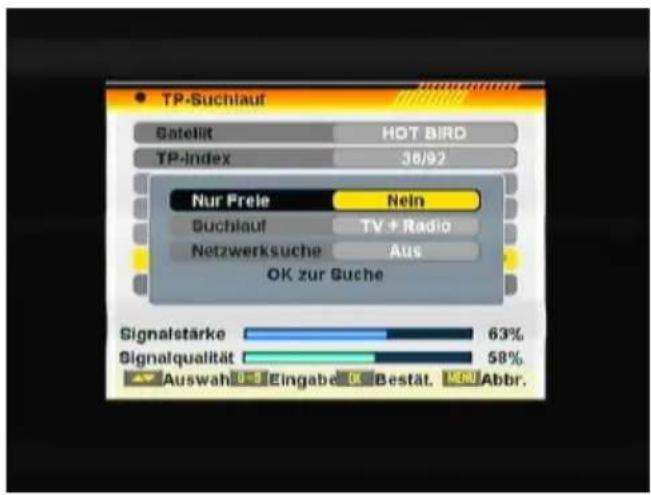 TITAN TX-1100 S - TP-Suchlauf: - 1