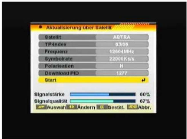 TITAN TX-1100 S - Aktualisierung über Satellit - 1