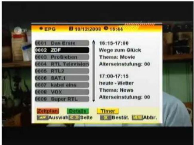 TITAN TX-1100 S - EPG (Elektronische Programmzeitschrift) - 1