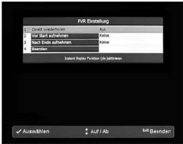 TrekStor Neptune - PVR Einstellungen• - 1