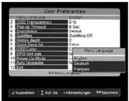 TrekStor Neptune - User Settings - 2