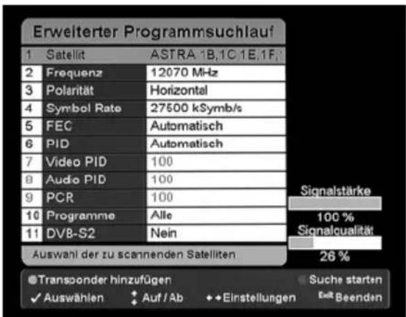 TrekStor Neptune - Erweiterte Sendersuche - 1