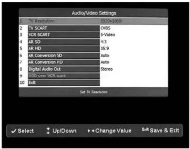 TrekStor Neptune - Audio/Video Settings• - 1