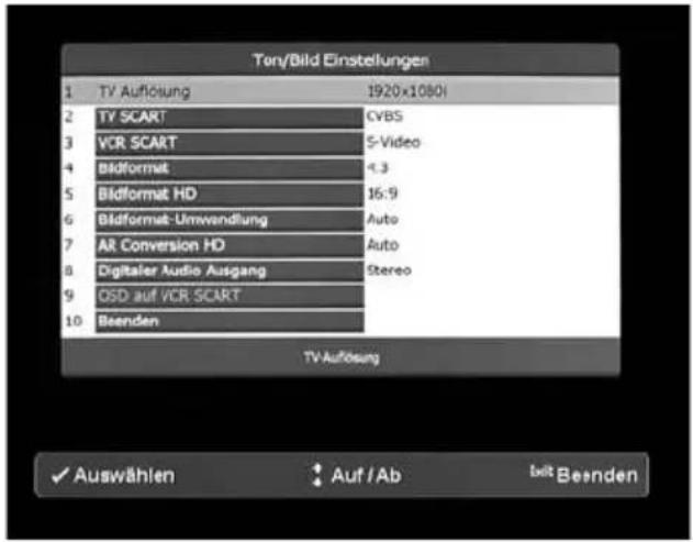 TrekStor Neptune - Audio-/Video-Einstellungen• - 1