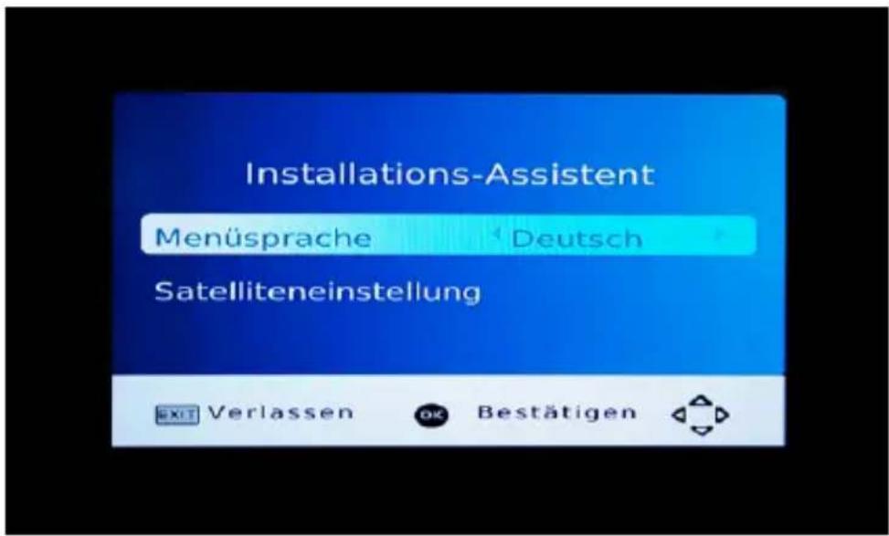 TrekStor Luna S2 PVR - 3) Erste Inbetriebnahme des TrekStor HD SatReceiver Luna S2 PVR - 1
