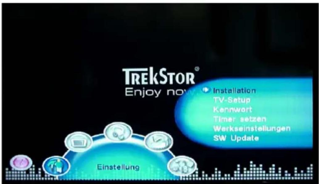 TrekStor Odan S - 3) Schnellinstallation des TrekStor SatReceiver Odan S - 1