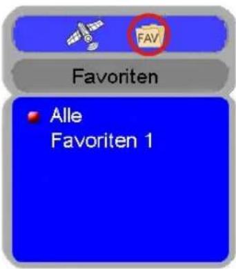 Homecast S5001 CICR - Favoriten-Programmlisten - 1