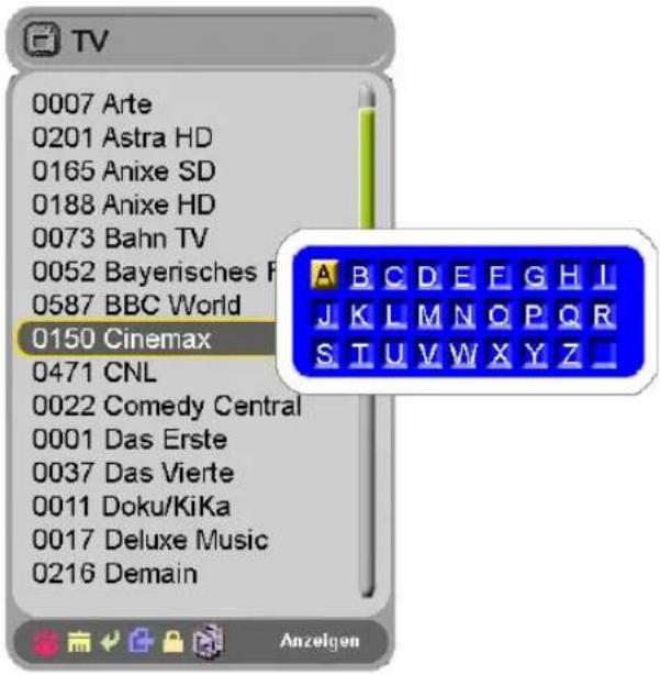 Homecast S5001 CICR - Programme – „Anzeigen“ - 3