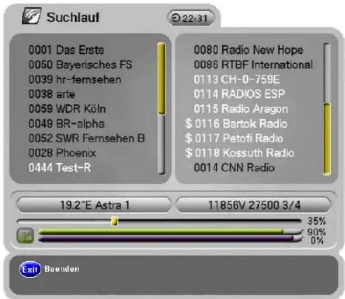 Homecast S5001 CICR - Suchlauf Automatisch - 2