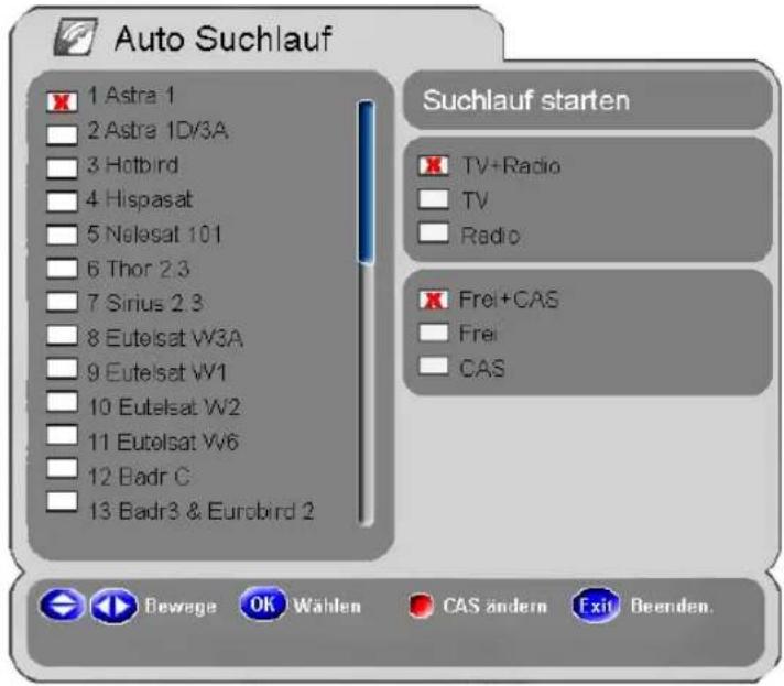 Homecast S5001 CICR - Suchlauf Automatisch - 1
